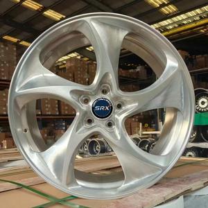 Nouvelles jantes en alliage d'aluminium forgé monobloc SRX SRX-02 de 16 à 24 <span class=keywords><strong>pouces</strong></span>, design à rayons en forme de moulin à vent, finition argent poli, jantes de luxe <span class=keywords><strong>pour</strong></span> voitures Audi - Product Image 3