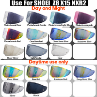 Visière de casque de moto photochromique pour Z8 RF1400 NXR2 X15 XSPR PRO X-Fifteen X-Spirit Prc, remplacement de la lentille de pare-brise