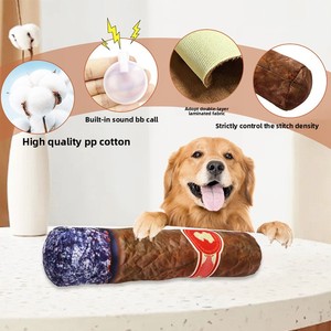 Divertido Juguete para Perros con Forma de Cigarro, Juguete de Peluche con Sonido para Jugar e Interactuar con Mascotas - Product Image 2