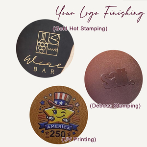 Porte-menu minimaliste promotionnel pour pub et <span class=keywords><strong>café</strong></span>, taille personnalisable, couverture de menu avec estampage à chaud - Product Image 4