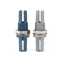 Conector de fibra óptica de color gris/azul, divisor de fibra óptica, Conector de conector de fibra óptica, 1/2/2
