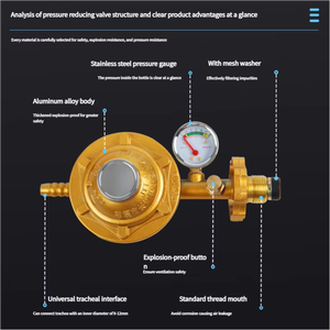 Vanne de sécurité automatique HY pour gaz liquéfié, anti-explosion, avec réducteur de pression pour réservoirs de gaz HY - Product Image 5