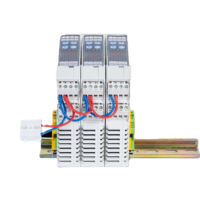 Pengontrol Suhu Pemasangan Rel dengan Desain Khusus Seri DIN ST Saluran Tunggal Termometer Digital Multistage Output Ganda