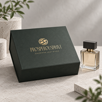 Nouvelle boîte pliante magnétique en papier avec grand logo personnalisé, emballage de luxe, boîte cadeau rigide en carton pliable