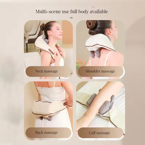 Masajeador Eléctrico Shiatsu para Cuello y Espalda 2025, 4 Modos, Fisioterapia Infrarroja, Control de Tiempo, Material ABS Calefactado, Caja de Regalo - Product Image 2
