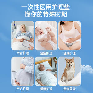 AiHuJia Coussinets d'absorption médicale 60x90cm Taille L, très absorbants pour adultes et soins aux personnes âgées - Product Image 3