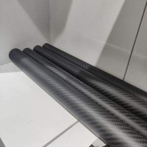Tubo redondo de fibra de carbono de alto módulo para refuerzo de puentes, material de tubo hueco especial para carga. - Product Image 4