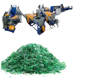 China Made Waste Garrafa PET Reciclar Máquina Flocos Granulador Granulador Garrafa Reciclar Linha De Produção Wash Plant Equipment