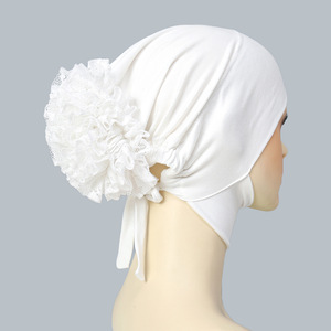 Capuchon en jersey personnalisé de haute qualité <span class=keywords><strong>Hijab</strong></span> volumateur malaisien capuchon intérieur musulman couvre-chef pour femmes - Product Image 6