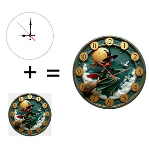 Round Wooden <b>Wall</b> <b>Clock</b> 25x25Cm <b>Silent</b> Home Decor For Bedroom Living Room - Product Image 6