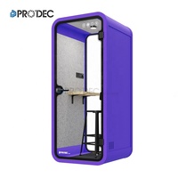 Cabine téléphonique individuelle pour fumeurs, Pod de réunion commercial pour écoles et entreprises