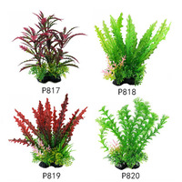Décoration de Plante Artificielle pour Aquarium, Branche de Plante de Simulation et Plante Aquatique en Plastique, Ornement pour Aquarium pour l'Aquascaping