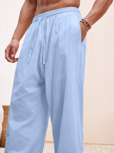 <span class=keywords><strong>M</strong></span>ù<span class=keywords><strong>a</strong></span> Hè 2025 Unisex Linen Áo Sơ Mi Thiết Lập Giản Dị Thoải <span class=keywords><strong>M</strong></span>ái Phù Hợp Với Thoáng Khí Tự Nhiên Vải Phù Hợp Với Trang Phục Cho Loungewear (S-XXL) - Product Image 6