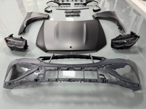 Kit carrosserie pour Mercedes Benz Classe E 2016-2024 <span class=keywords><strong>W213</strong></span>, mise à niveau vers le style <span class=keywords><strong>AMG</strong></span> <span class=keywords><strong>E53</strong></span> W214 2025, pare-chocs, phares LED, capot, qualité OEM - Product Image 5