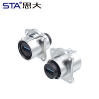 Câble de signalisation de données à affichage LED étanche IP68, connecteur circulaire industriel en plastique et métal, aviation, USB 3.0, LP24