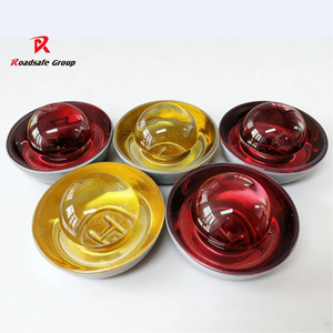 Дорожные светоотражатели CE Glass Cat Eye |   Дорожные маркеры из закаленного стекла 10 см с ретрорефлекторным покрытием для долговечной безопасности дорожного движения, популярная модель в Алжире - Product Image 2