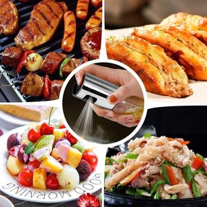 Manufacturer Press Control Air Fryer Salad Frying BBQ 100ml Olive <b>Oil</b> Sprayer Mister Kitchen Gadget <b>Oil</b> Sprayer <b>Bottle</b> - Product Image 6