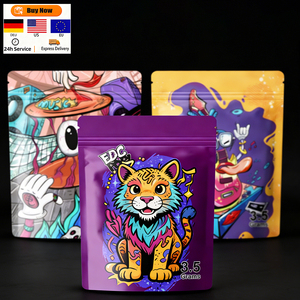 ถุงบรรจุอาหารเด็กแบบตั้งได้ พิมพ์ลายตามสั่ง เกรดอาหาร ทนทาน ขนาด 3.5 กรัม/7 กรัม/14 กรัม/28 กรัม ซิปล็อคกันกลิ่น บรรจุภัณฑ์ฟิล์ม PE - Product Image 1