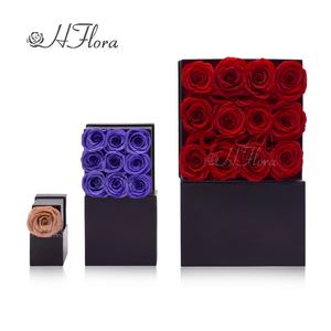 Rosas eternas de larga duración al por mayor, <span class=keywords><strong>flores</strong></span> reales, rosas naturales preservadas, <span class=keywords><strong>flores</strong></span> en caja para regalo de San Valentín - Product Image 5
