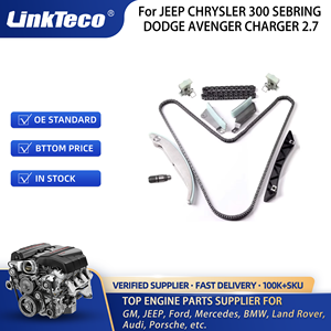 2007 2010 지프 크라이슬러 300 SERING 닷지 어벤저 충전기 2.7L V6 EER 가스 4892349AA 용 링크테코 타이밍 체인 키트 - Product Image 2