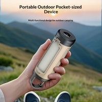 Nouvelle lampe de camping LED d'extérieur transfrontalière rechargeable USB-C, design à trois feuilles, crochet portable, multifonctionnelle pour tentes LY23 IP