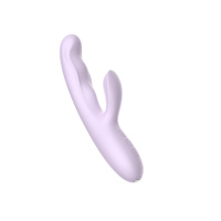 Leistungsstarker G-Punkt Rabbit-Vibrator mit Doppel-Tapping, Heizfunktion & Starker Vibration Weiblicher Lustmassager