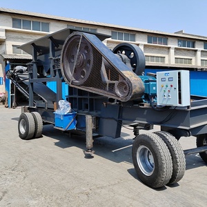 Máy nghiền quặng động cơ diesel điều khiển, máy nghiền đá cầm tay công suất xử lý hàng giờ 300 t/h máy nghiền đá - Product Image 4