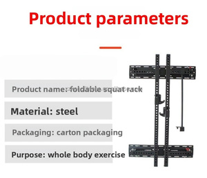 Home <strong>Gym</strong> Equipment Smith Barbell Hanger Full Rubber Weight Wall Mounted Flat Dumbbell Wall Mounted Folding Squat Rack for <strong>Gym</strong> - Product Image 2