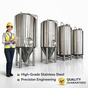 Ace Isobaric Fermenter Conical Fermentation Tank Stainless Steel Beer Making Machine - Product Image 3