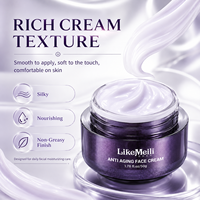 Crème anti-âge OEM/ODM 50g, raffermissante, lissante, hydratation intense, soin de la barrière cutanée, soin quotidien de la peau, crème pour le visage cosmétique haut de gamme