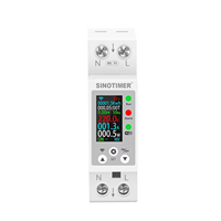 Medidor de potencia WiFi multifunción, pantalla táctil LCD, Control de aplicación inteligente, configuración de 8 caracteres, protección contra sobretensión