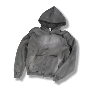 Pull-over surdimensionné personnalisé sweat à capuche délavé à l'acide pour hommes échantillons gratuits livraison gratuite sweats à capuche vierges en éponge française automne polyester/coton - Product Image 1