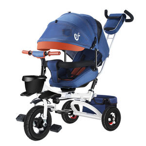 <span class=keywords><strong>Triciclo</strong></span> plegable <span class=keywords><strong>reclinable</strong></span> para niños, <span class=keywords><strong>asiento</strong></span> bidireccional, OEM, personalizado, para exteriores, de 1 a 6 años - Product Image 1