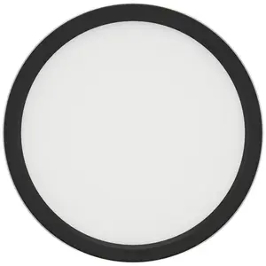 LED 5 Inch Field Selectable 5CCT Slimform LED Surface Mount Disc Light Flat Round Panel Ceiling Light Wet Rated ETL