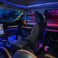 KYNCHO pour Ford Ranger, éclairage ambiant LED pour voiture, éclairage intérieur, lampe d'éclairage intérieur automobile, éclairage ambiant intelligent pour automobile