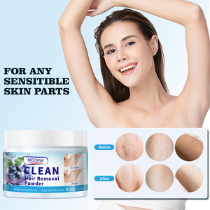 5 minuti di efficienza Private Label naturale organico a base di erbe completo indolore depilatorio uomini e donne permanente di rimozione dei capelli in polvere - Product Image 4