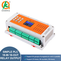 Oshangming Plc Controlador Lógico Programable Módulo de Relé 24 Entradas 24 Salidas 24 DI 24DO para Automatización