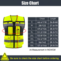 Gilet de sécurité haute visibilité personnalisé ZUJA avec logo, en stock, pour hommes, vêtements de travail réfléchissants, gilet Hivis prêt à expédier