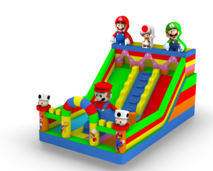 Château gonflable personnalisé durable avec toboggans doubles CE, thème <span class=keywords><strong>Super</strong></span> <span class=keywords><strong>Mario</strong></span>, pour jeux d'enfants en extérieur - Product Image 3