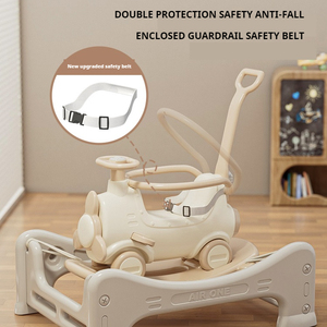 Mainan Kuda Goyang untuk Melatih Motorik Halus, Roda Halus, Skuter 3-in-1 dengan Papan Keseimbangan yang Dapat Dilepas, Kursi Goyang - Product Image 6