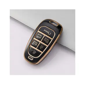 Suave Durable TPU Remote Key Protect Reemplazo Fob Cover Car Key para Hyundai New key Case accesorio bolsa