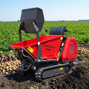 Mini-dumper chenillé hydraulique Rhinoceros 800 kg <span class=keywords><strong>à</strong></span> benne basculante haute avec moteur diesel <span class=keywords><strong>Kubota</strong></span> pour la construction et l'agriculture |   XN800 - Product Image 1