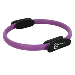 Anneaux de Yoga et <span class=keywords><strong>Pilates</strong></span> Magiques en Fibre de Verre à Double Poignée Zhensheng, Taille 12"/14", Couleur et Logo Personnalisables, Modèle YPPR - Product Image 1