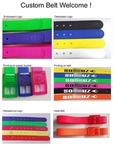 Cintura in Silicone Personalizzabile con Logo, Senza Metallo, Regolabile, con Fibbia in Plastica per Viaggi in Aeroporto e Uso Quotidiano OEM - Product Image 2