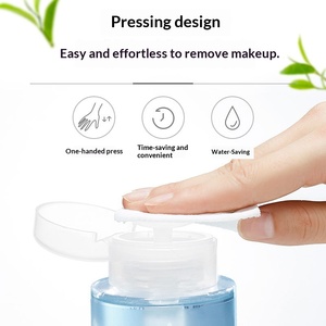 <span class=keywords><strong>Eau</strong></span> démaquillante à base de plantes OEM/ODM 300ml - Liquide nettoyant hydratant et nourrissant en profondeur, flacon pompe pour le visage entier - Product Image 2