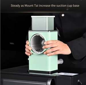 Tempête Multi-Fonction Coupe-Légumes Ménage En Plastique Broyeur De Pommes De Terre Trancheuse Et Râpe Main Rock Tube Artefact - Product Image 5