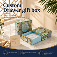 Boîtes d'emballage en papier de luxe personnalisées haut de gamme avec gaufrage offset pour accessoires de mode, bijoux, colliers, bracelets, joncs