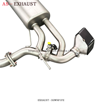 Système d'échappement Valvetronic Perfect Sound pour Série 5 G30 520i 525i 530i 540i Tuning Catback Pipe Acier Inoxydable