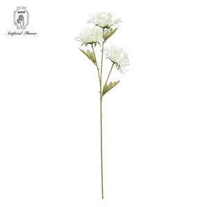 Precio bajo de fábrica, venta al por mayor, decoración de la <span class=keywords><strong>casa</strong></span>, ramo de flores de Dalia artificial de seda de calidad superior - Product Image 3