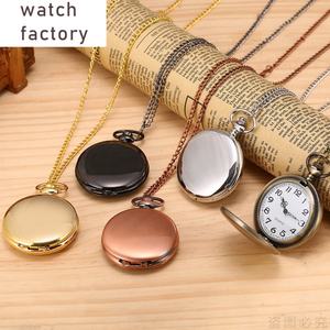 Relojes de Bolsillo Retro de Aleación Chapada en Oro Rosa, Venta al por Mayor, Sin Marca, Personalizables con Logotipo, Estilo Vintage - Product Image 3